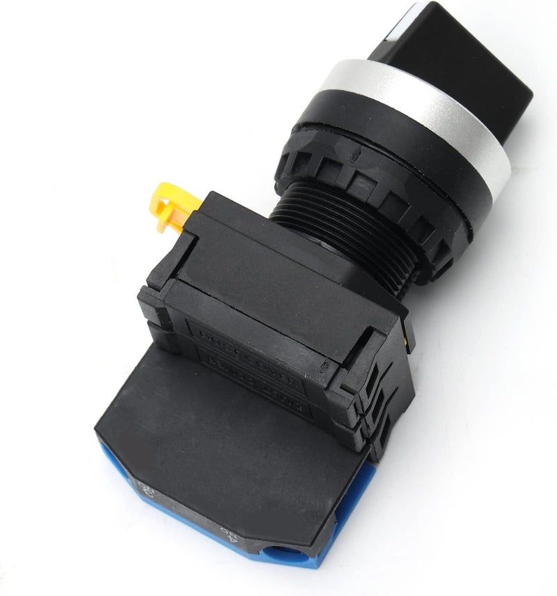 STARELO 22mm Selector Switches 2 Position Maintained 1NO Latching Rotary Selector Switch 10A 660V LA38M-10X-21.(2 Position Maintained) - Image 4